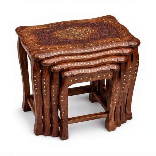 Premium Sheesham Wood Nesting Tables