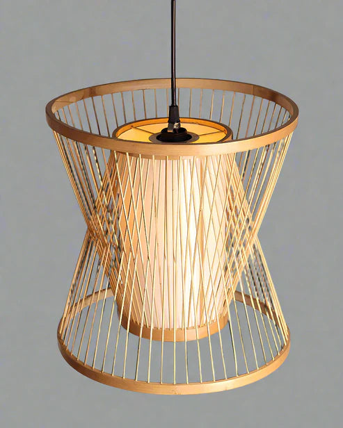 Handcrafted Wicker Rattan Pendant Light Cadley