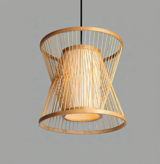 Handcrafted Wicker Rattan Pendant Light Cadley
