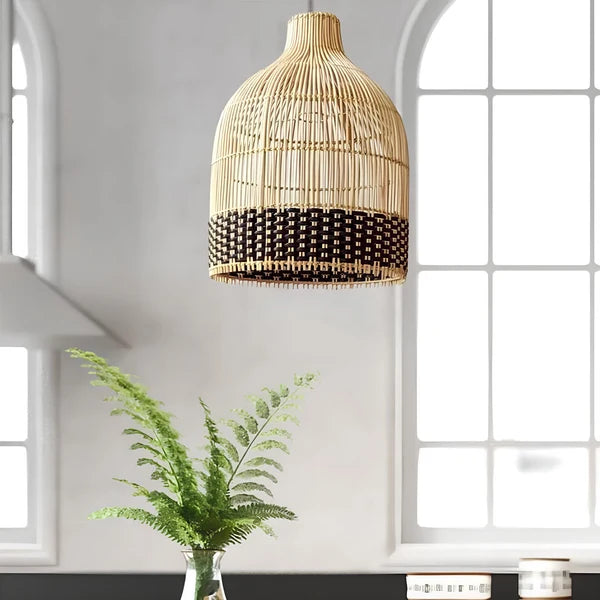 Nimit Bamboo Cane Hanging Light