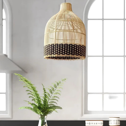 Nimit Bamboo Cane Hanging Light