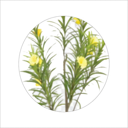 Premium Artificial Yellow Oleander Blossom Tree