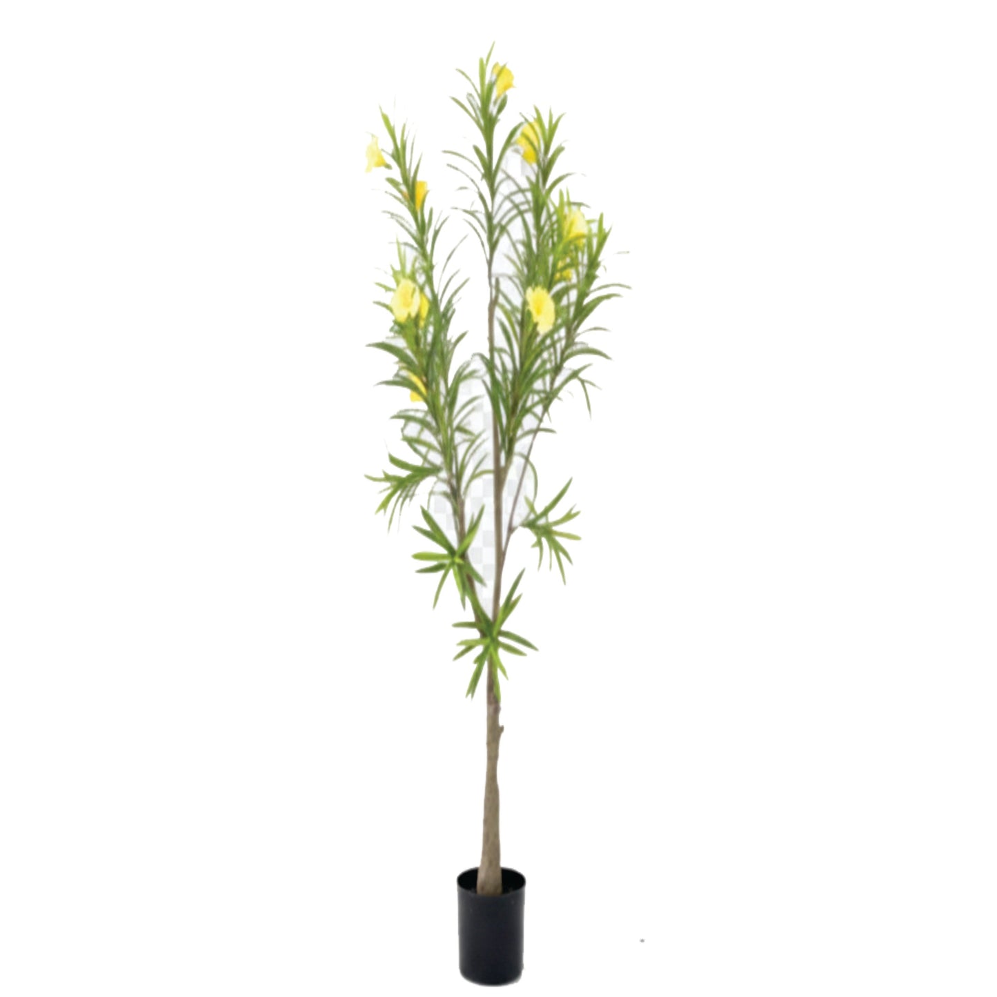 Premium Artificial Yellow Oleander Blossom Tree