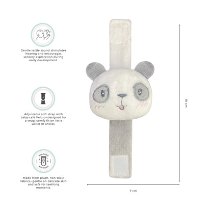 Panda Wrist Rattle