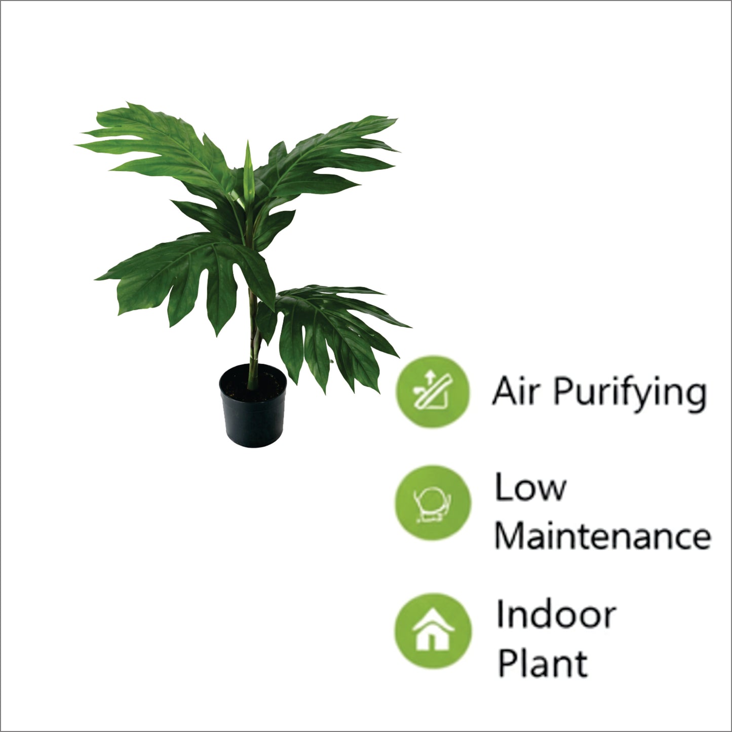 Premium Artificial Philodendron Plant