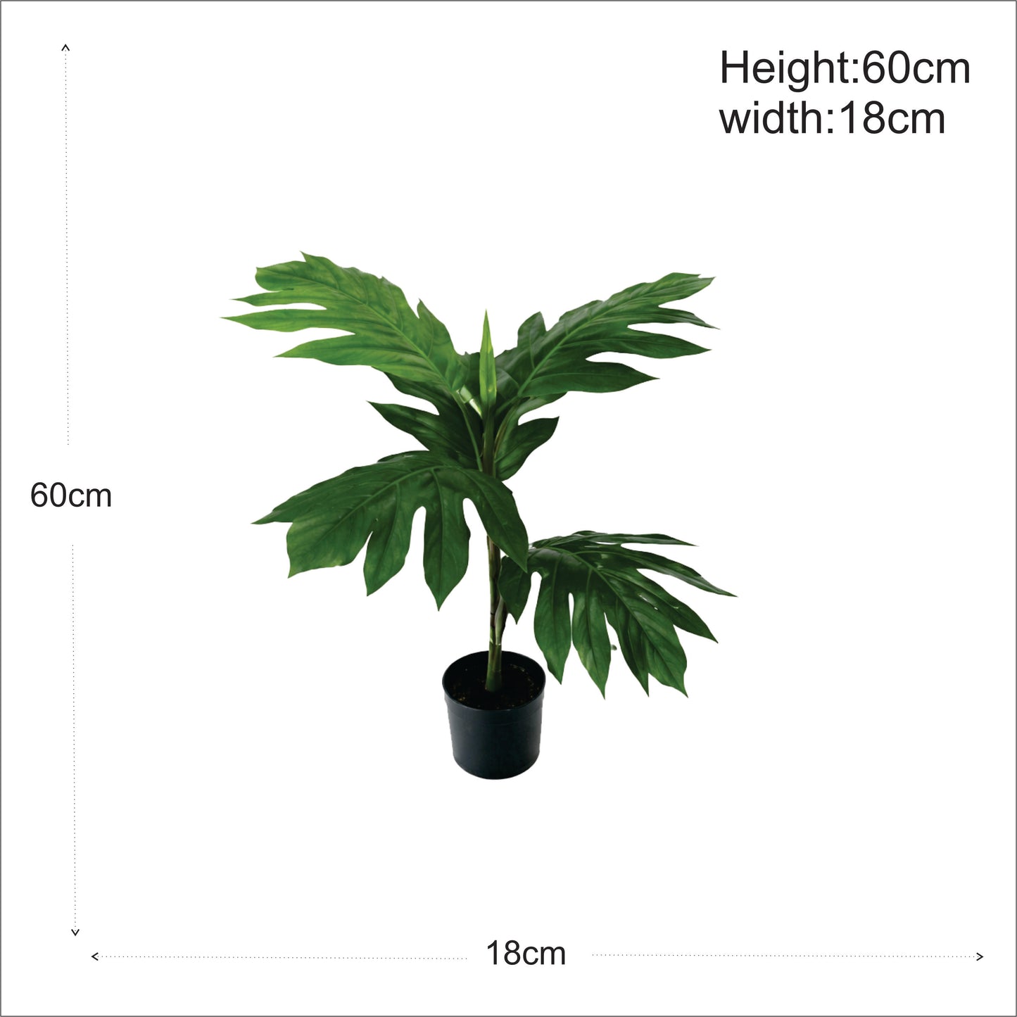 Premium Artificial Philodendron Plant