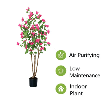 Premium Artificial Pink Bougainvillea Tree 59"