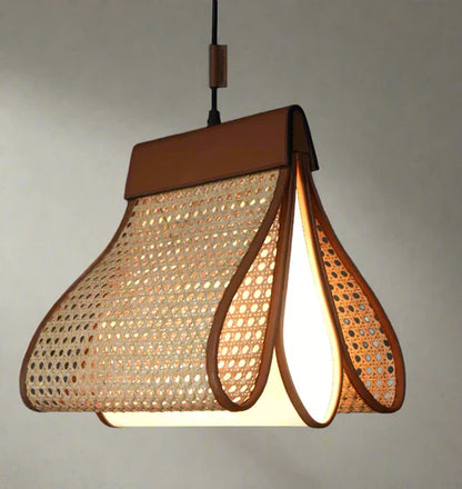 Handcrafted Rattan Cane Pendant Light Pixie