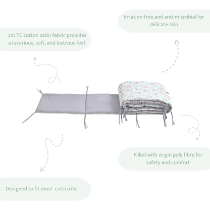 Sovana Premium 4-Piece Baby Cot Combo Unicorn
