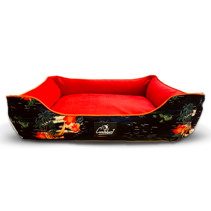 Premium Printed Dog Lounger Bed