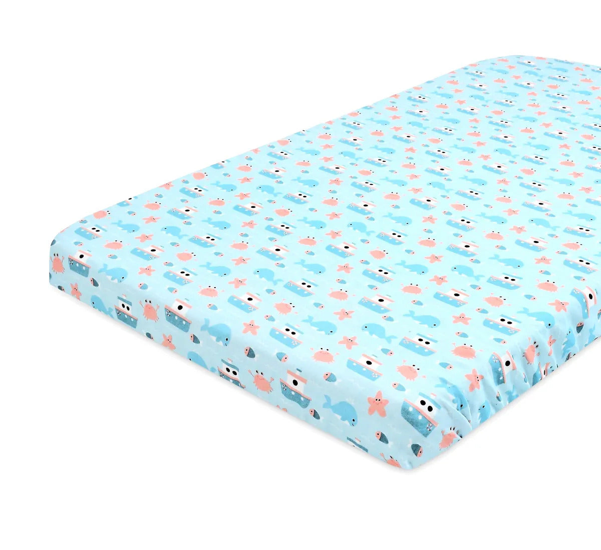 Sovana Premium Printed Muslin Fitted Crib sheet