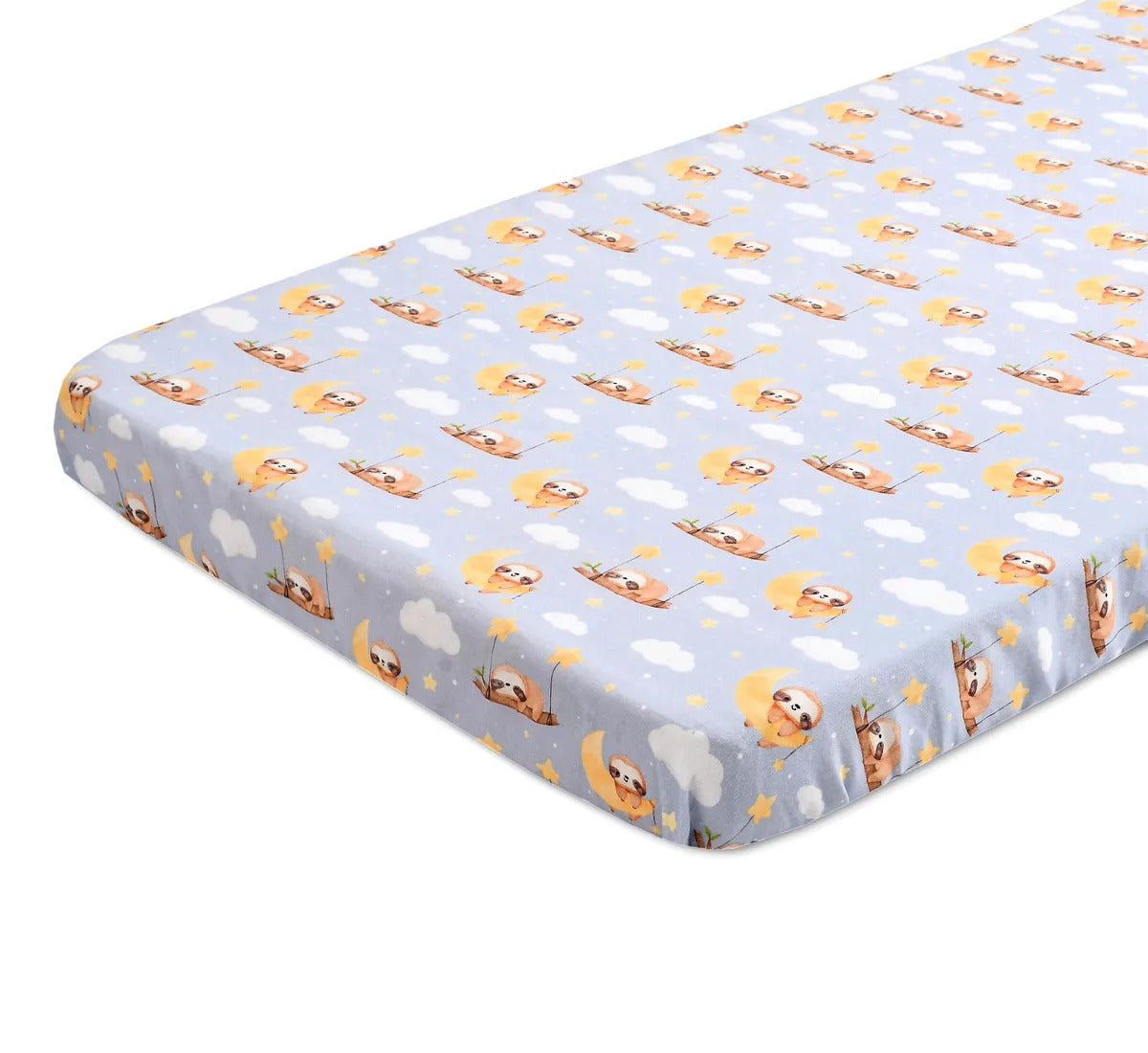 Sovana Premium Printed Muslin Fitted Crib sheet