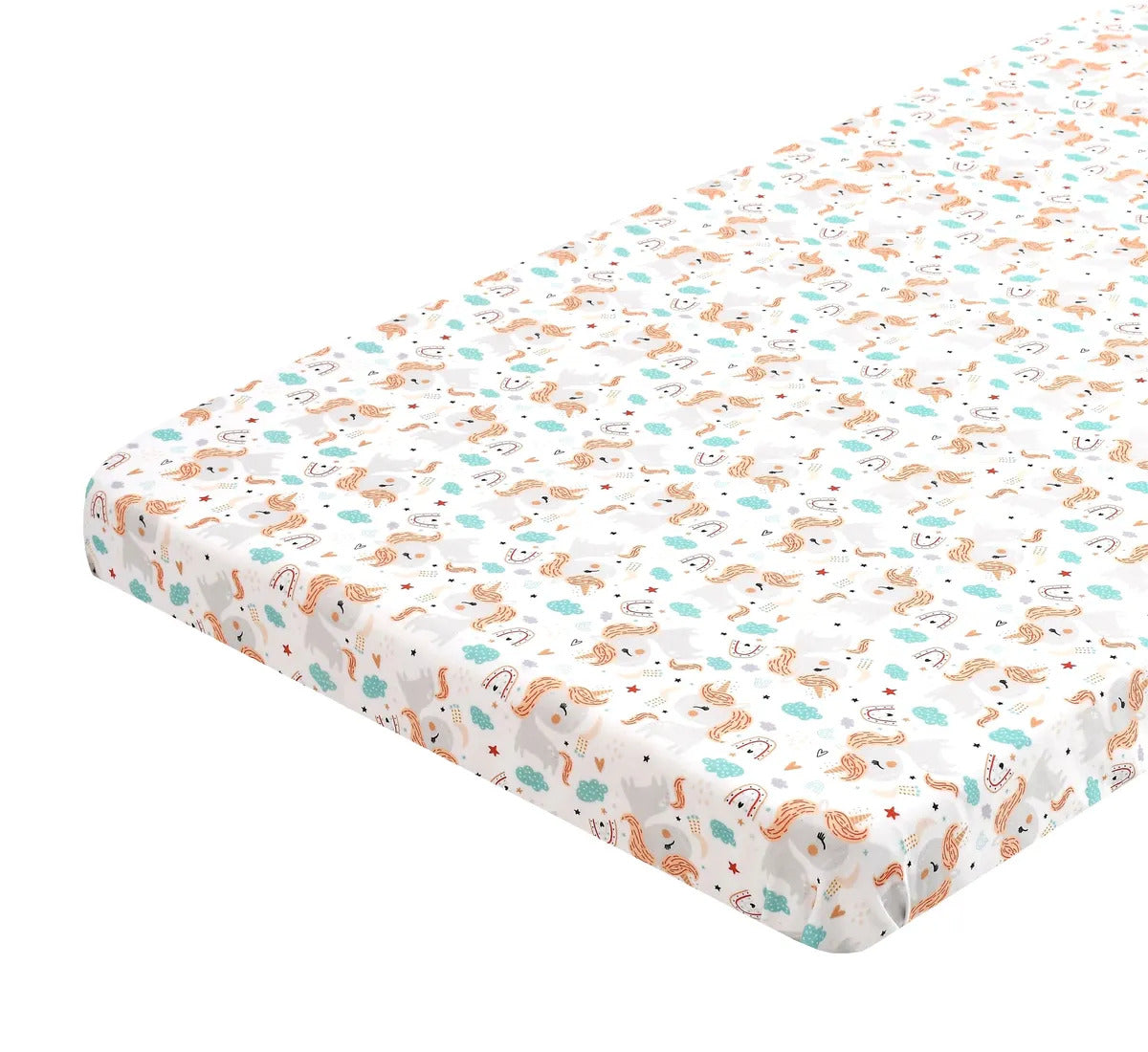 Sovana Premium Printed Muslin Fitted Crib sheet