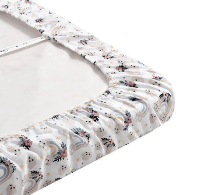 Sovana Premium Printed Muslin Fitted Crib sheet
