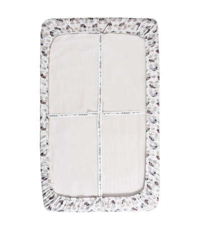 Sovana Premium Printed Muslin Fitted Crib sheet