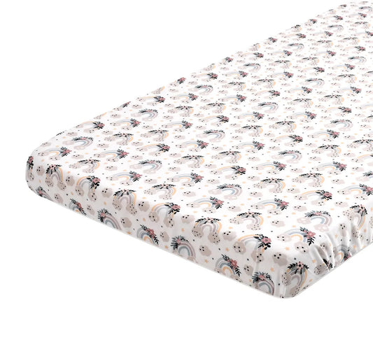Sovana Premium Printed Muslin Fitted Crib sheet