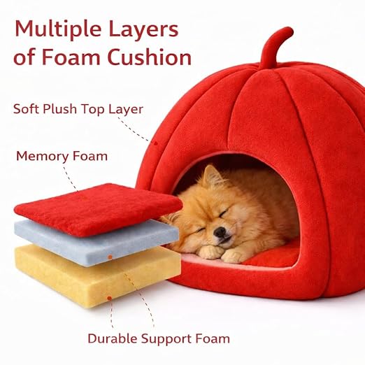 Premium Pumpkin Pet Cave