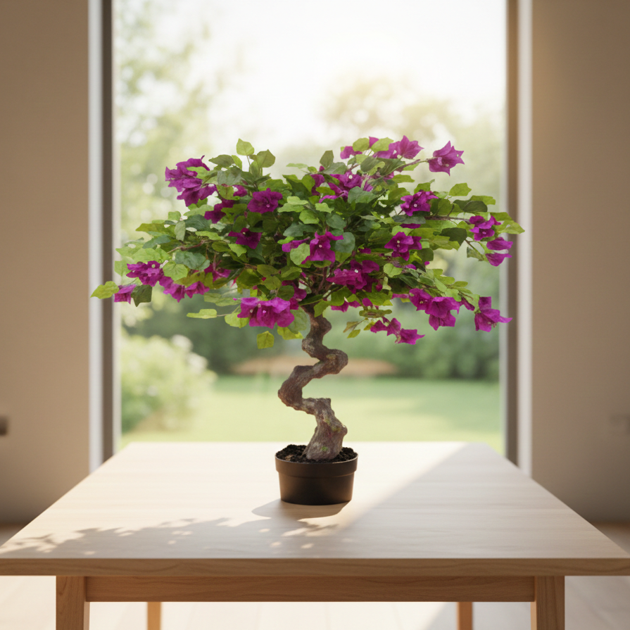 Premium Artificial Purple Bougainvillea Plant 47"