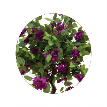 Premium Artificial Purple Bougainvillea Plant 47"