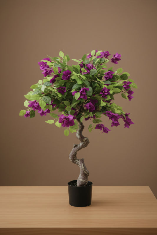 Premium Artificial Purple Bougainvillea Plant 47"