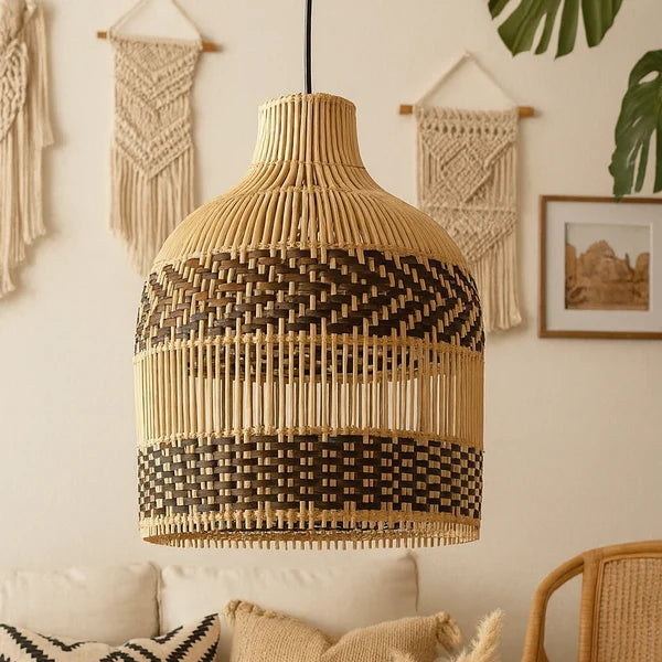 Ranbir Bamboo Cane Hanging Light