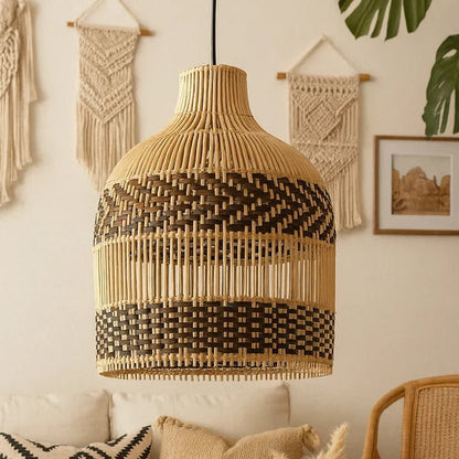 Ranbir Bamboo Cane Hanging Light