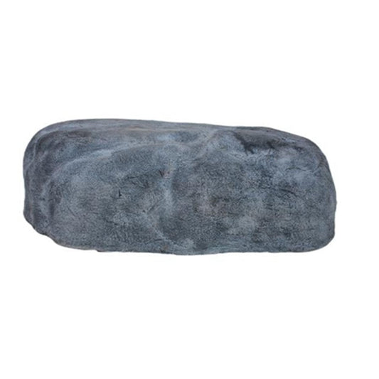 Gray stone on a white background