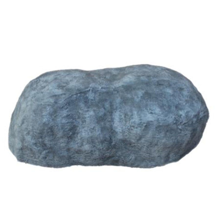 Gray stone on a white background