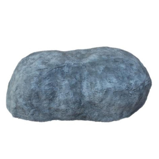 Gray stone on a white background