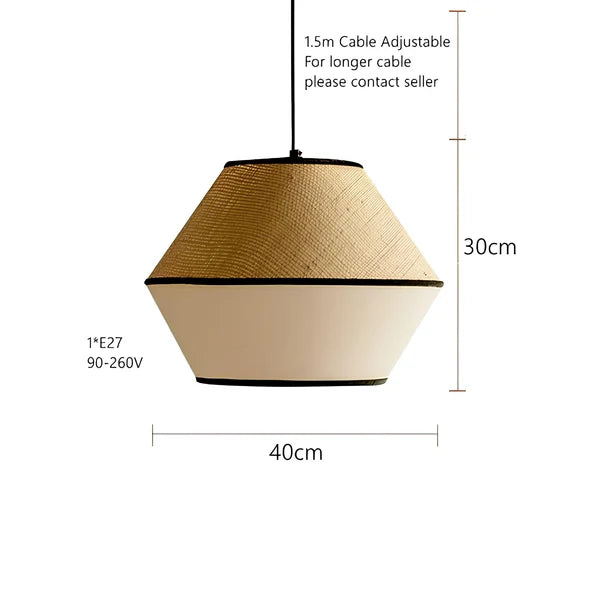Rift Japandi Modern Hanging Light