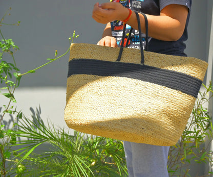Round Woven Handcrafted Jute Basket