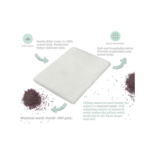 Savanna Rai Mustard Seed Baby Pillow
