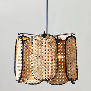 Handcrafted Bamboo Rattan Pendant Light Soma