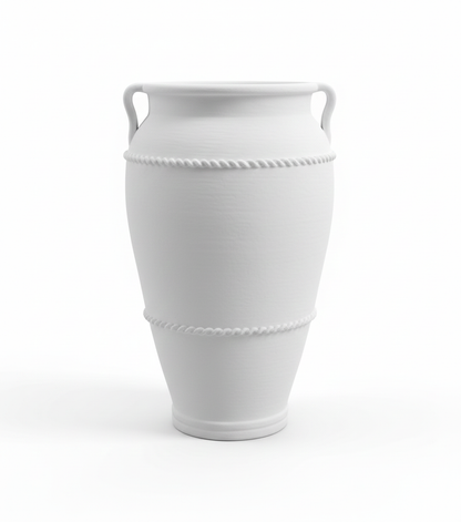 Glorious Shivneri Terracotta Campana Urn – Hand Woven Planter for Home And Garden 26″, 30″ & 36″