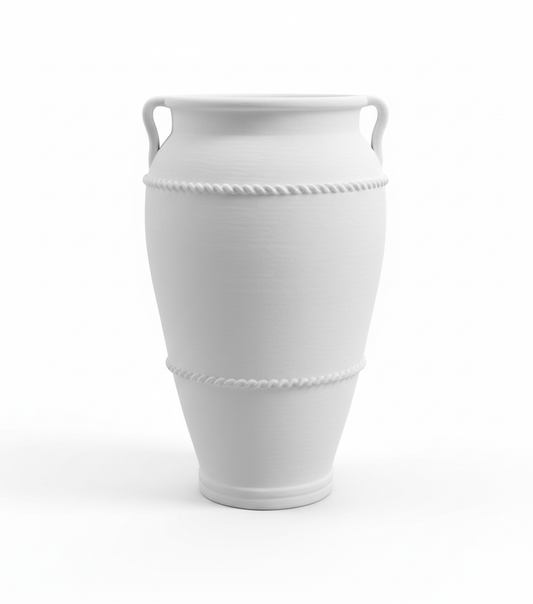 Glorious Shivneri Terracotta Campana Urn – Hand Woven Planter for Home And Garden 26″, 30″ & 36″