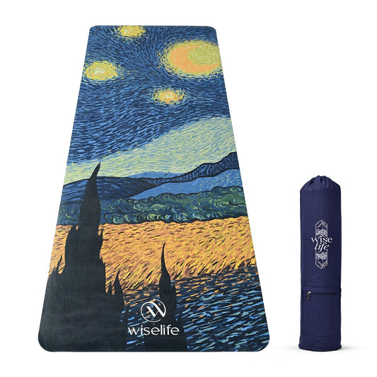 Professional PU & Natural Rubber Yoga Mat - 6mm