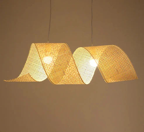 Handcrafted Wicker Rattan Pendant Light Sujal