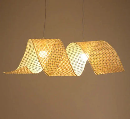 Handcrafted Wicker Rattan Pendant Light Sujal