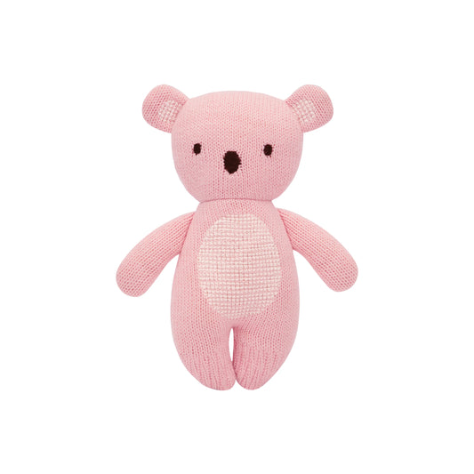 Teddy Knitted Toy - Pink