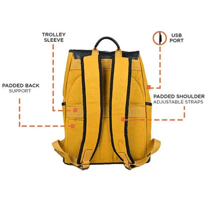 Transit Pro Backpack for Men & Women Mustard