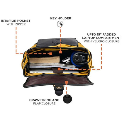 Transit Pro Backpack for Men & Women Mustard