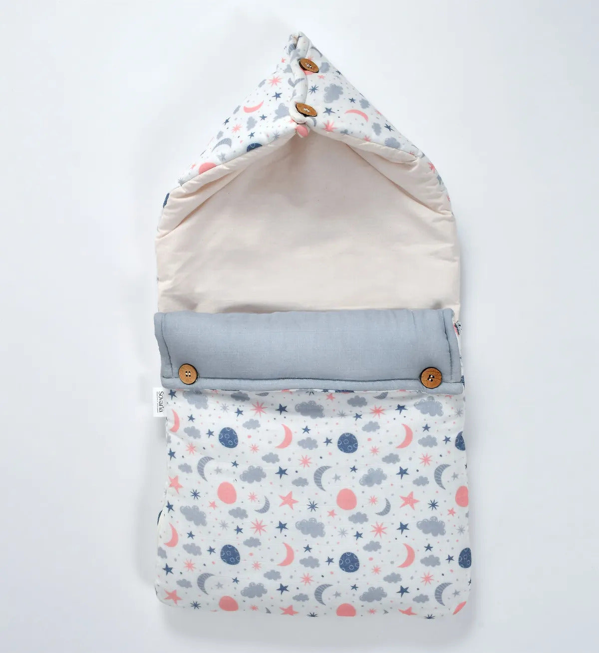 Sovana Twinklers 3-in-1 Muslin Carrier Nest & Sleeping Bag
