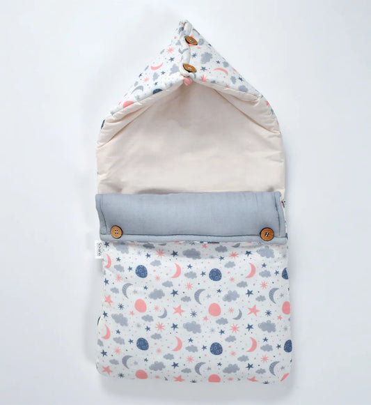 Sovana Twinklers 3-in-1 Muslin Carrier Nest & Sleeping Bag