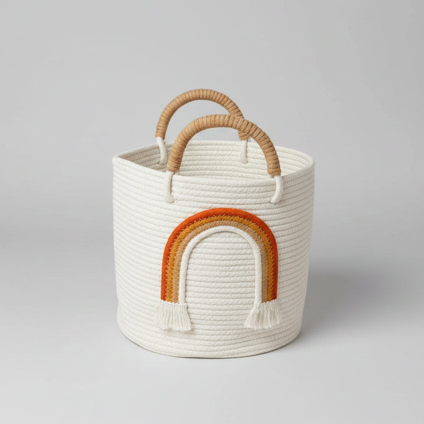 Handwoven Multipurpose Rainbow Basket