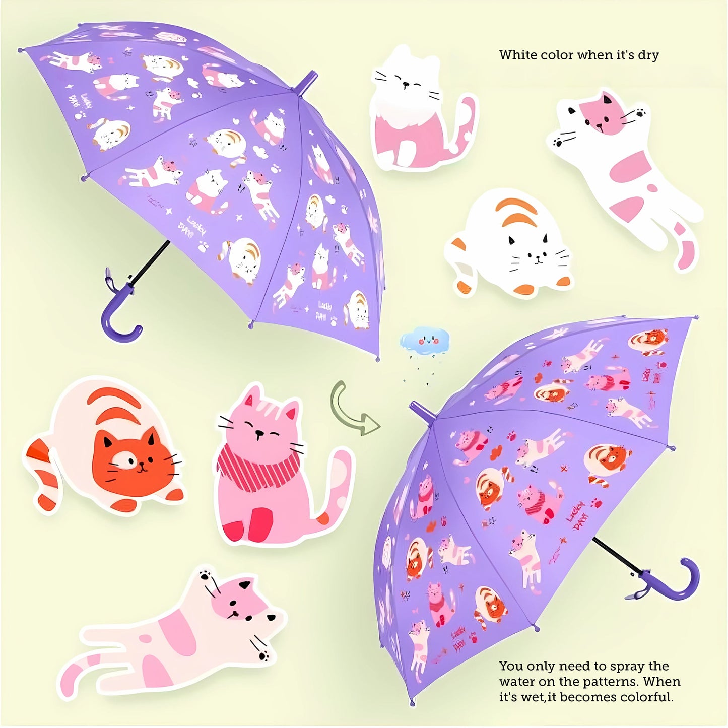 Abracadabra Magic Color-Changing Umbrella