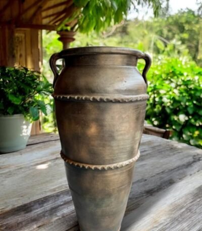 Glorious Buxor Terracotta Urn – Antique Handcrafted Statement Planter 26″, 30″ And 36″