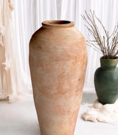 Epic Daulat Terracotta Jar – Rustic Mediterranean Statement Piece for Home And Garden 26″, 30″ & 36″