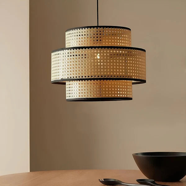 Vanya Wicker Rattan Ceiling Light