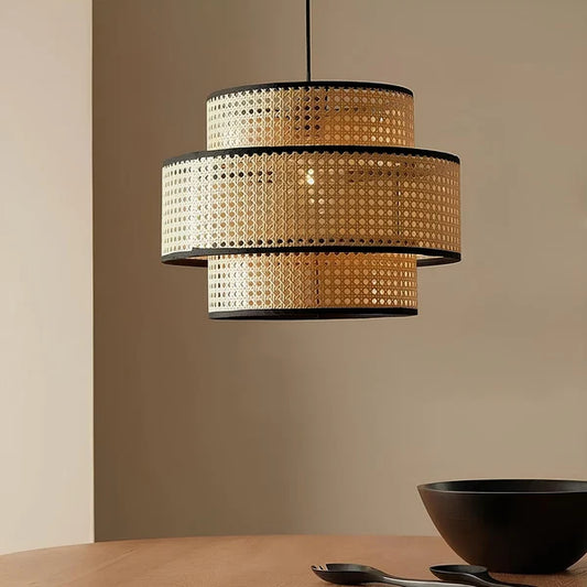 Vanya Wicker Rattan Ceiling Light