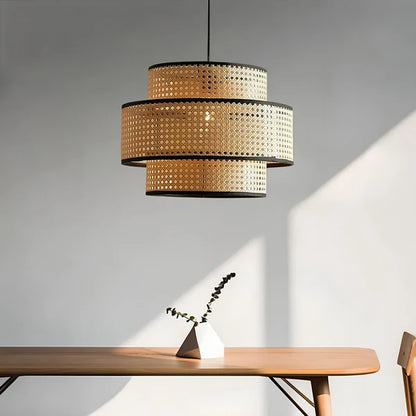 Vanya Wicker Rattan Ceiling Light
